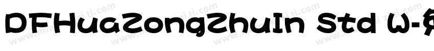 DFHuaZongZhuIn Std W字体转换